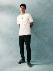 adidas White Home of The 3 Stripes Graphic 100% Cotton T-Shirt - Image 3 of 5