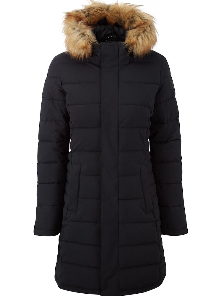 Tog 24 Black Firbeck Long Insulated Jacket - Image 6 of 6
