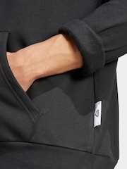 adidas Black Tech Graphic Hoodie - Image 3 of 6
