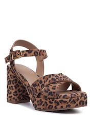 Hush Puppies Animal Ophelia Heel Sandals - Image 3 of 5