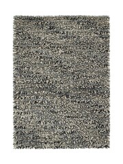 Origins Grey Rocks Shaggy Hand Crafted Rug - Image 5 of 5