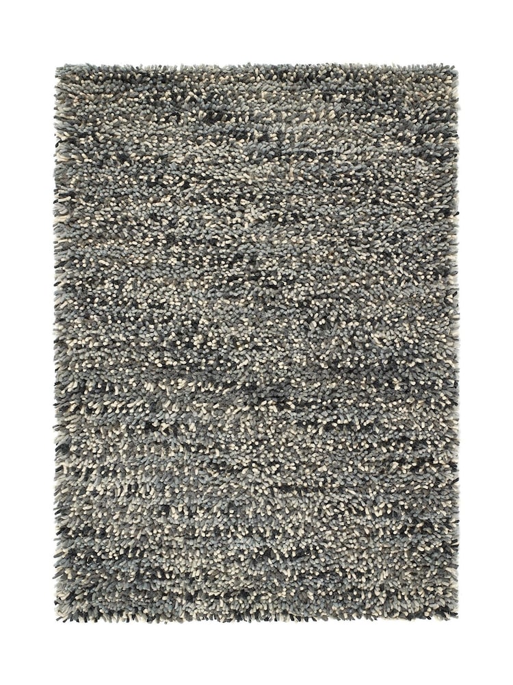 Origins Grey Rocks Shaggy Hand Crafted Rug - Image 5 of 5