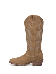 Blowfish Malibu Brown Stutter Regular Fit Western Boots - Image 2 of 7