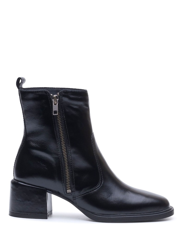 Hush Puppies Black Violet Ankle Boots - Image 1 of 5 Hush Puppies Black Violet Ankle Boots - Image 1 of 5