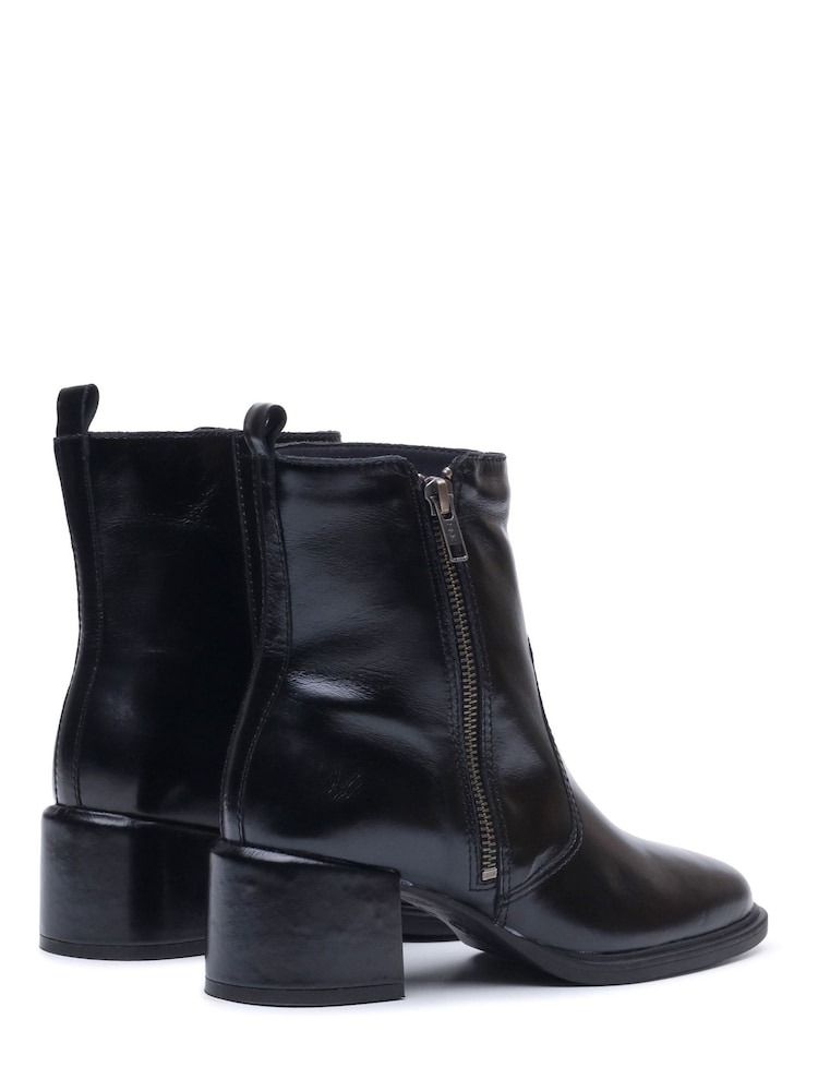 Hush Puppies Black Violet Ankle Boots - Image 2 of 5 Hush Puppies Black Violet Ankle Boots - Image 2 of 5