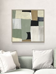 Artko Green Soft Composition II by Tom Reeves Framed Art - Image 1 of 4