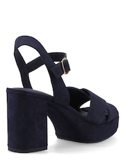 Hush Puppies Blue Ophelia Heel Sandals - Image 2 of 4