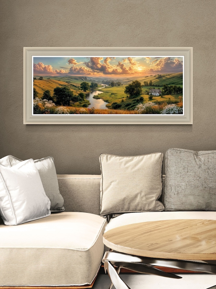 Artko Green Valley Of Dreams by M Torelli Framed Art - Image 1 of 4 Artko Green Valley Of Dreams by M Torelli Framed Art - Image 1 of 4