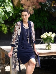 Сукня Gina Bacconi Macey з квітковим прозорим жакетом - Image 5 of 9