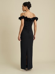 Gina Bacconi Toni Ruffle Off Shoulder Maxi Dress - Bilde 2 av 5