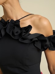 Gina Bacconi Toni Ruffle Off Shoulder Maxi Dress - Bilde 4 av 5