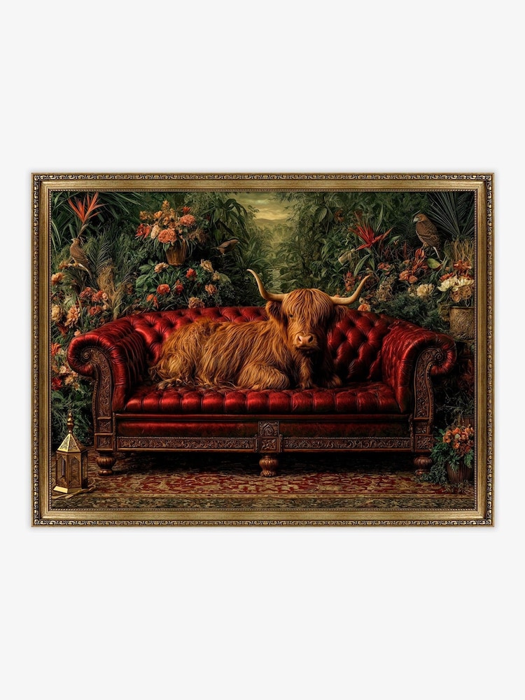 Artko Red The Highland Lounge By Artko Framed Art - Image 2 of 3 Artko Red The Highland Lounge By Artko Framed Art - Image 2 of 3