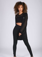 Monroe Women Longline Mesh Panel pletena jopa - Slika 3 iz 5