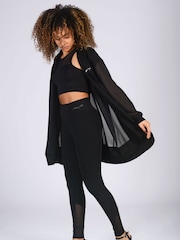 Monroe Women Longline Mesh Panel pletena jopa - Slika 4 iz 5