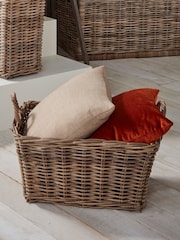 Pacific Grey Kubu Oblong Storage Basket - Image 1 of 2