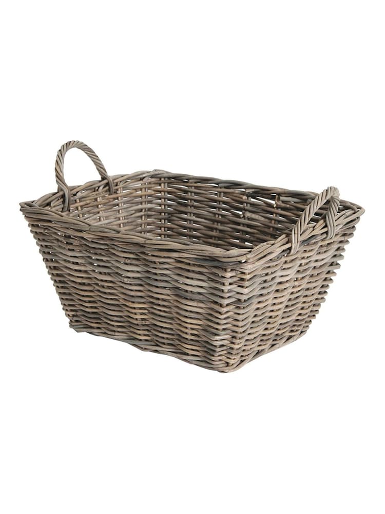Pacific Grey Kubu Oblong Storage Basket - Image 2 of 2