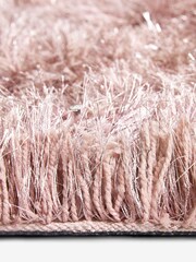 Blush Pink Fine High Shine Sparkle Rug - Image 1 of 6