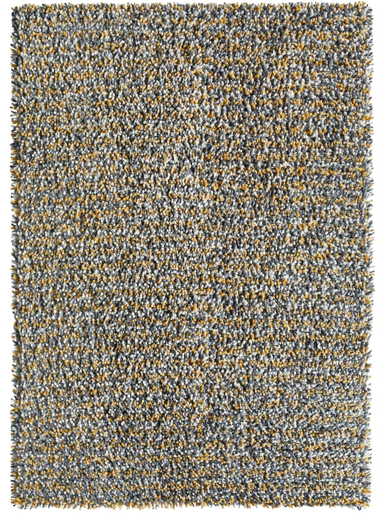 Origins Ochre Yellow Rocks Shaggy Hand Crafted Rug - Image 2 of 2