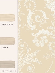 Laura Ashley Linen Josette 10M Wallpaper - Image 3 of 3