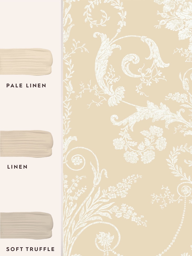 Laura Ashley Linen Josette 10M Wallpaper - Image 3 of 3 Laura Ashley Linen Josette 10M Wallpaper - Image 3 of 3