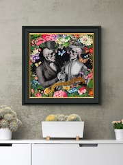 Artko Grey Until Death Do Us Part Erika C Brothers Framed Art - Image 1 of 3