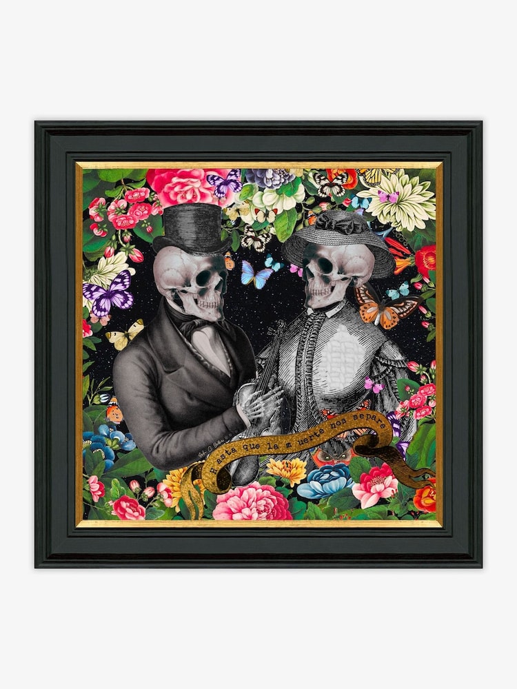 Artko Grey Until Death Do Us Part Erika C Brothers Framed Art - Image 2 of 3