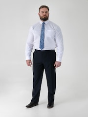 D555 Ted 4 Way Stretch Relaxed Trouser with Stretch Waistband - Imagen 2 de 8
