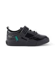 Kickers Black Infants Tovni Brogue Patent Leather School Shoes - Image 1 of 9
