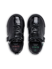 Kickers Black Infants Tovni Brogue Patent Leather School Shoes - Image 8 of 9