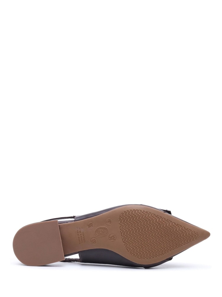 Hush Puppies Brown Vesper Slingback Shoes - Image 5 of 5