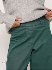 M&Co Green Petite Wide Leg Jeggings - Image 4 of 6