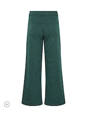 M&Co Green Petite Wide Leg Jeggings - Image 6 of 6