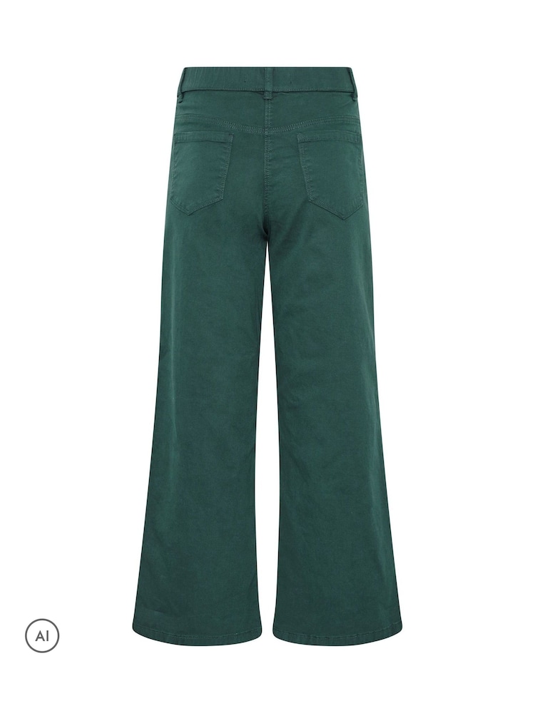 M&Co Green Petite Wide Leg Jeggings - Image 6 of 6 M&Co Green Petite Wide Leg Jeggings - Image 6 of 6