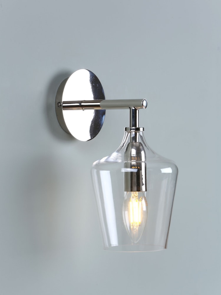 Laura Ashley Clear Ockley Wall Light - Image 1 of 5