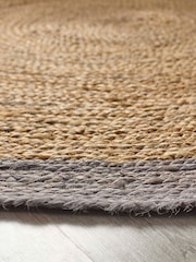 Origin Rugs Grey Jute Rug - Image 8 of 9