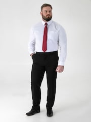 D555 D555 Ted 4 Way Stretch Relaxed Trouser with Stretch Waistband - Imagen 2 de 7