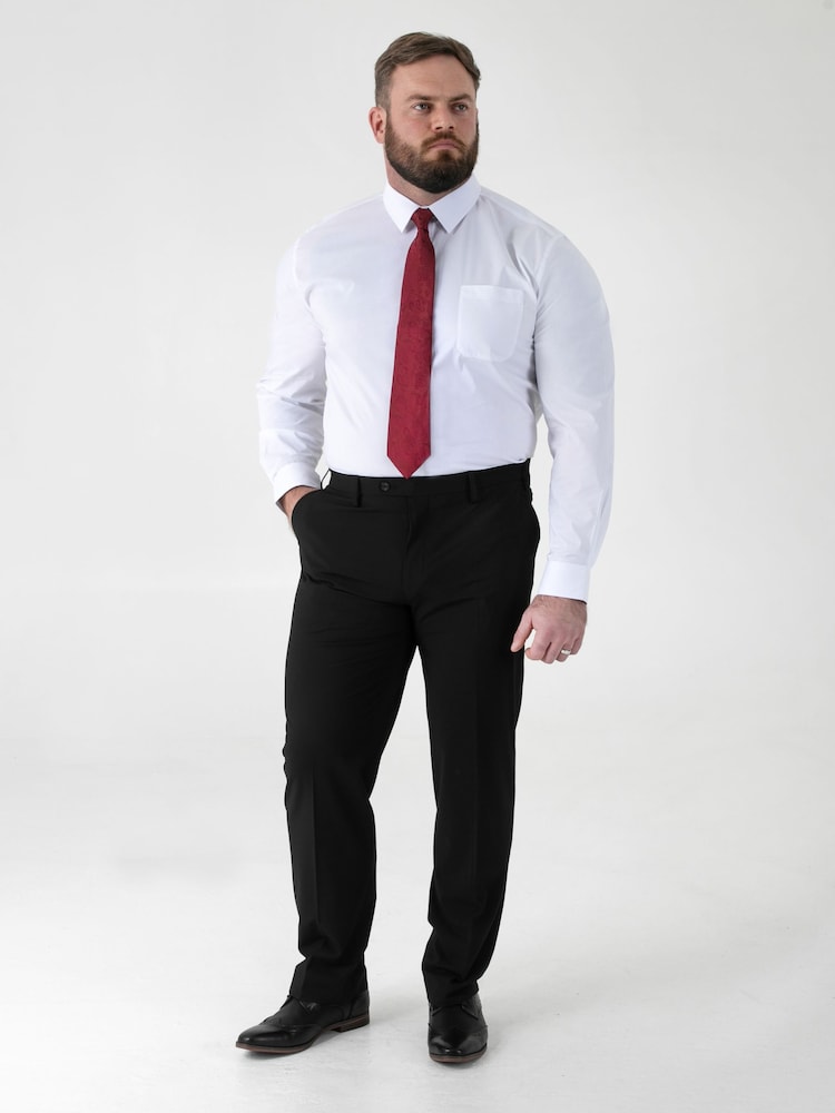 D555 D555 Ted 4 Way Stretch Relaxed Trouser with Stretch Waistband - Imagen 2 de 7