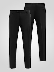 D555 D555 Ted 4 Way Stretch Relaxed Trouser with Stretch Waistband - Imagen 4 de 7