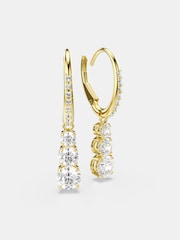 Swarovski White Stilla Attract Hoop Earrings - Image 4 of 5