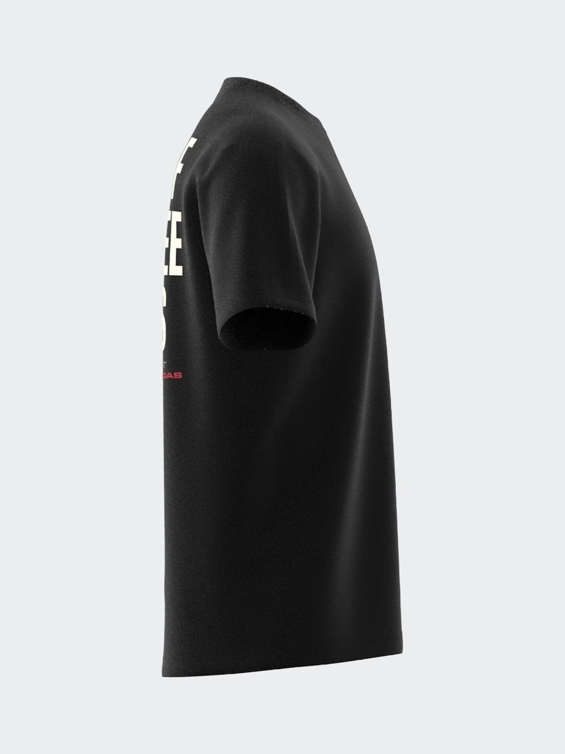 Buy adidas Black Home of The 3 Stripes Graphic 100% Cotton T Buy adidas Black Home of The 3 Stripes Graphic 100% Cotton T