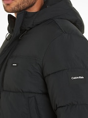 Calvin Klein Longlength Quilt Black Jacket - Image 3 of 5