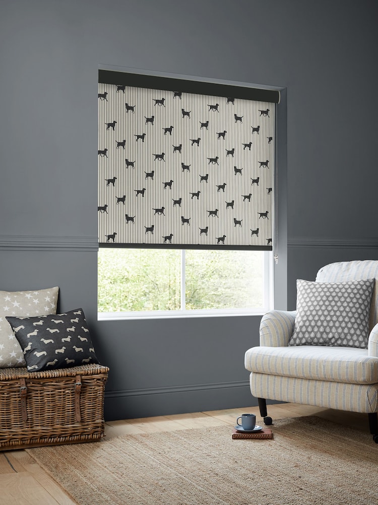 Emily Bond Coal Marley Made to Measure Roller Blinds - Image 2 of 6