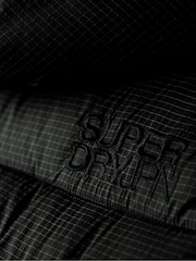 Superdry Black Ripstop Longline Puffer Jacket - Image 7 of 7