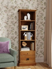 Laura Ashley Honey Gold Garrat 2 Drawer Single Bookcase - Image 1 of 7