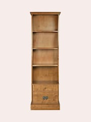 Laura Ashley Honey Gold Garrat 2 Drawer Single Bookcase - Image 2 of 7