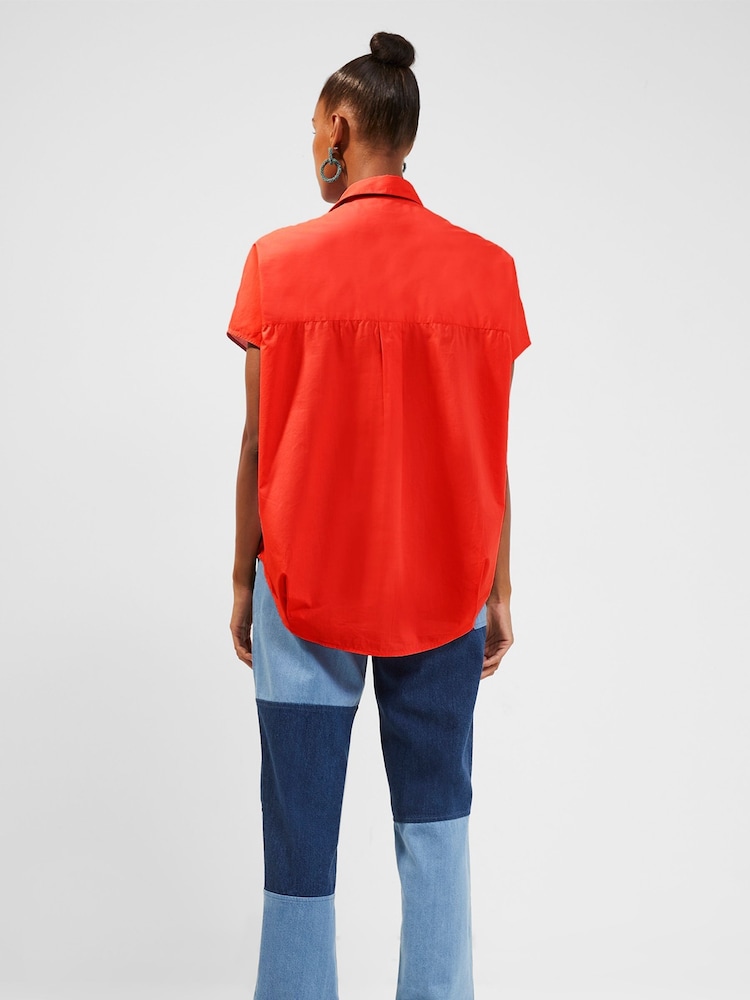French Connection Red Rhodes Conscious Pop Shirt - Image 4 of 4
