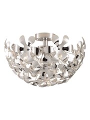 Village At Home Chrome Loopal Ceiling Light Fitting - Image 2 of 2