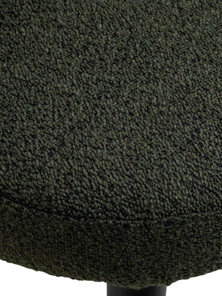 HEAL'S Green Austen Bouclé Dining Chair - Image 5 of 5
