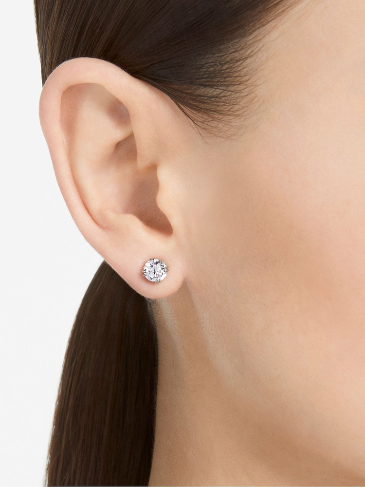 Swarovski Silver Stilla Stud Earrings - Image 1 of 7 Swarovski Silver Stilla Stud Earrings - Image 1 of 7
