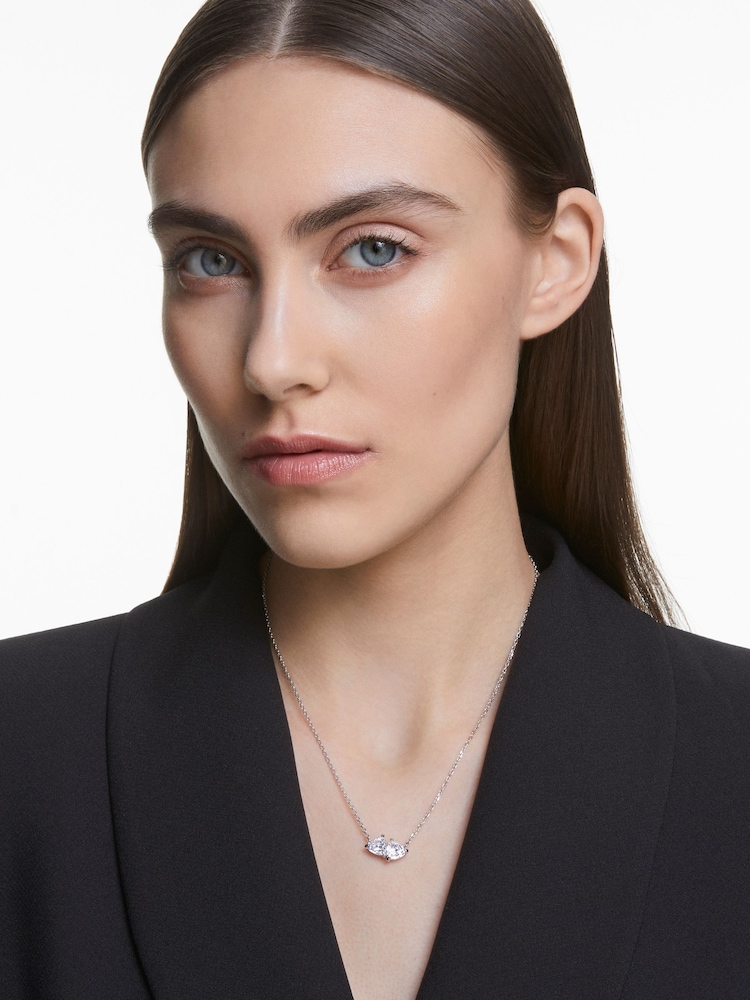 Swarovski White Mesmera Necklace - Image 1 of 6 Swarovski White Mesmera Necklace - Image 1 of 6